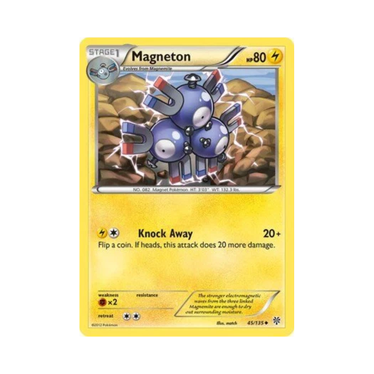 Pokemon TCG Magneton U Plasma Storm (English Ver.)
