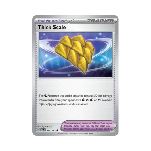 포켓몬 TCG 두꺼운 비늘 I 메가 에볼루션 어센드 히어로즈 (영문판)