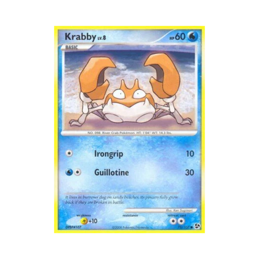 포켓몬 TCG 크랩 C 그레이트 인카운터스 (영문판)